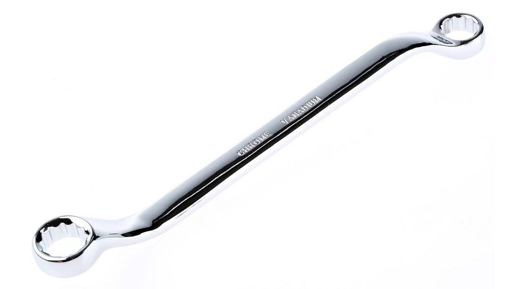 Offset Ring Spanner, 12mm, Metric, Double Ended