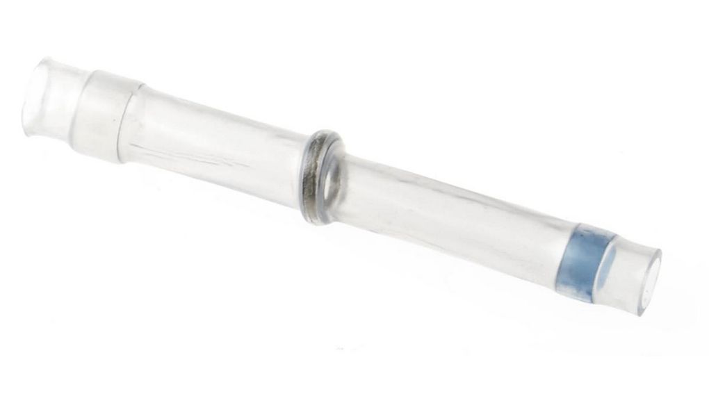 Transparent Polyolefin Solder Sleeve 26mm Length 1.7 mm Cable Diameter 0.4 mm Cable Diameter, Transparent