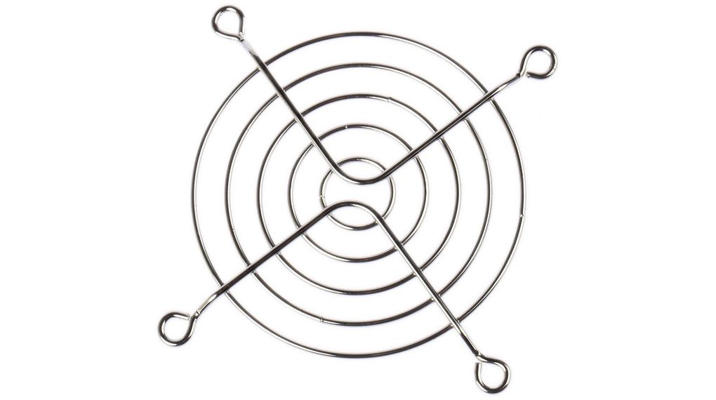 Sunon FG-08 Series Steel Finger Guard for 80mm Fans, 71mm Hole Spacing, 80 x 80mm