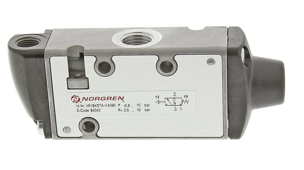 Norgren 3/2 Pneumatic Solenoid Valve - Pilot/Spring G 1/4 V61 Series