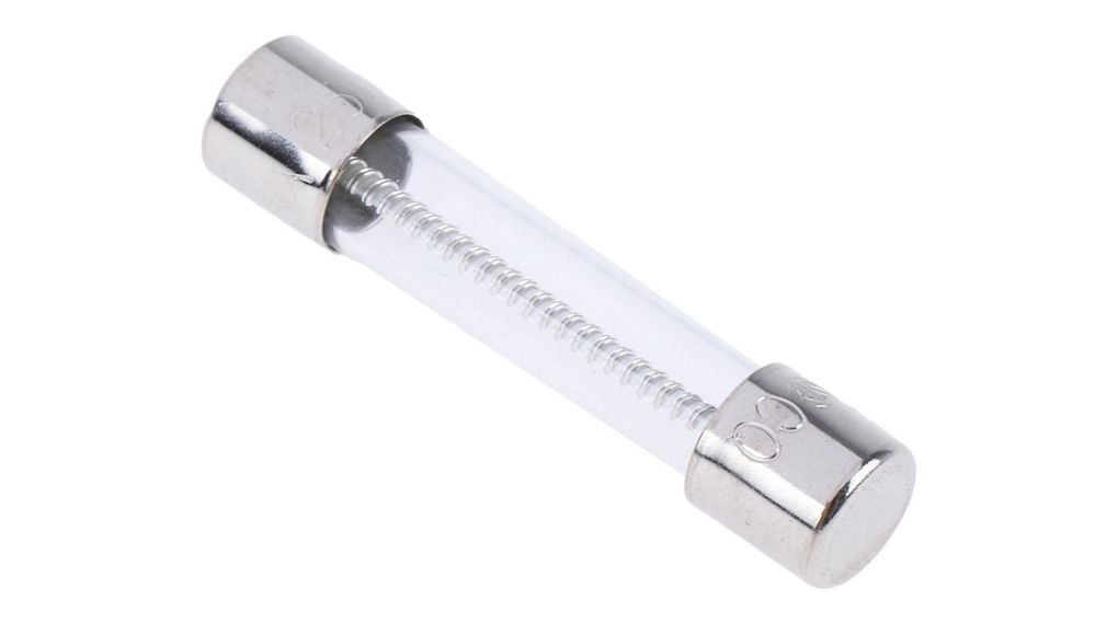 5A T Glass Cartridge Fuse, 6.3 x 32mm, Pack of 10 pieces