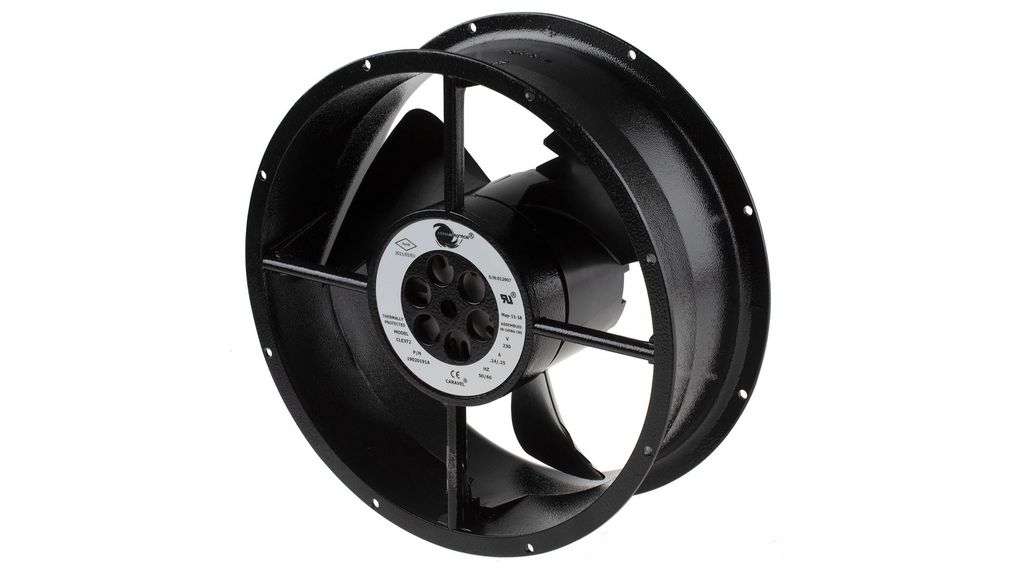 COMAIR ROTRON Caravel Series Axial Fan, 230 V ac, AC Operation, 935m³/h, 60W, 250mA Max, 254 x 88.9mm
