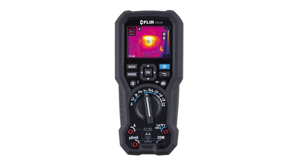 Digital Multimeter and Thermal Imager, Bluetooth, 71 x 56°, 1kV, 100kHz, 60MOhm
