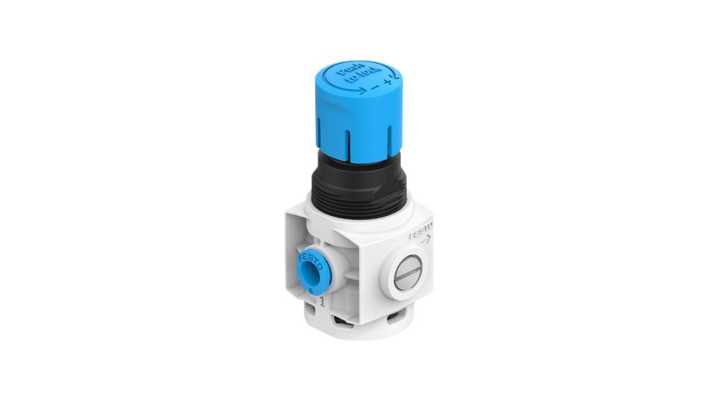Pressure Regulator, QS-6, 50 ... 700kPa, 350L/min