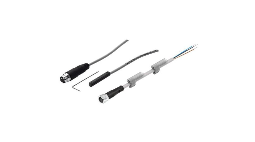 Magnetic Reed Proximity Sensor + Connecting Cable Bundle 24V 100mA 1W 0.05ms 500Hz NO IP65 / IP67 SME