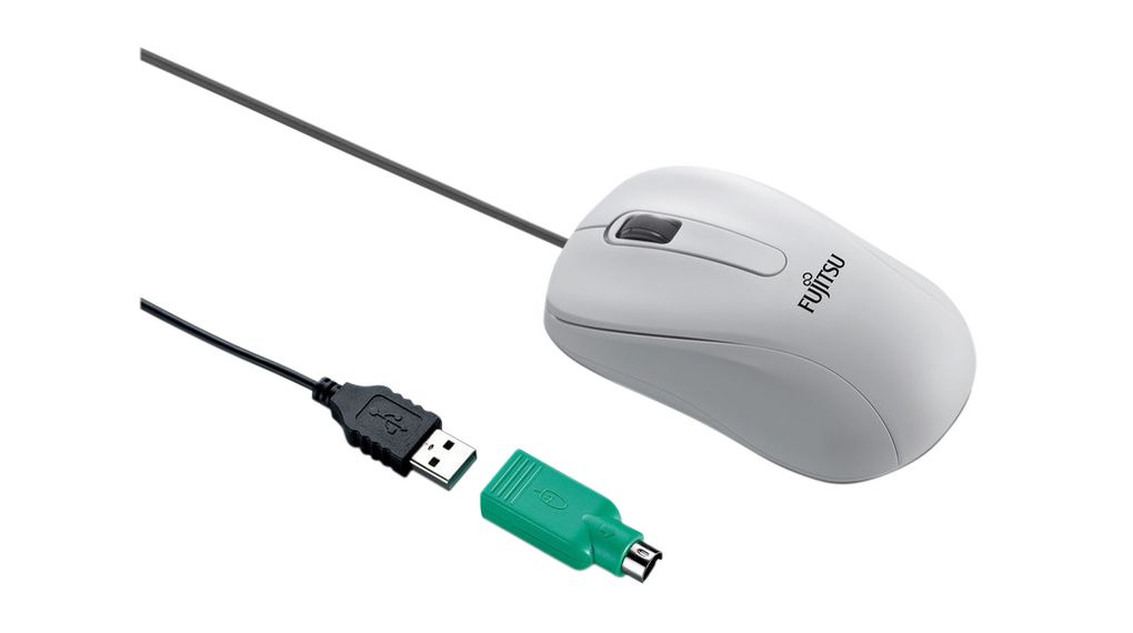 Wired Mouse M530 1200dpi Laser Tweehandig Grijs