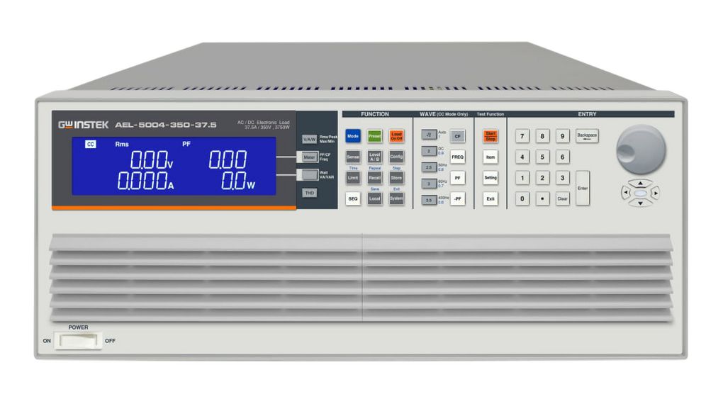 Electronic DC Load, Programmable, 350V, 37.5A, 3.75kW