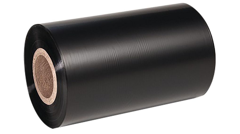 Thermal Transfer Printer Ribbon, Polyethylene Terephthalate (PET), 300m x 110mm, Black