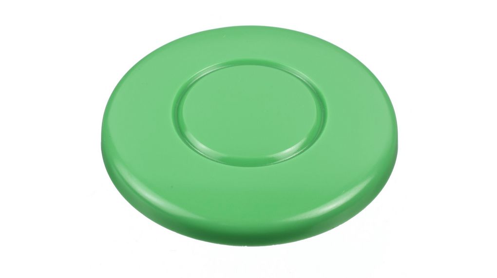 Button Cap Round 40mm Green Non-Illuminated Mushroom Head Pushbuttons
