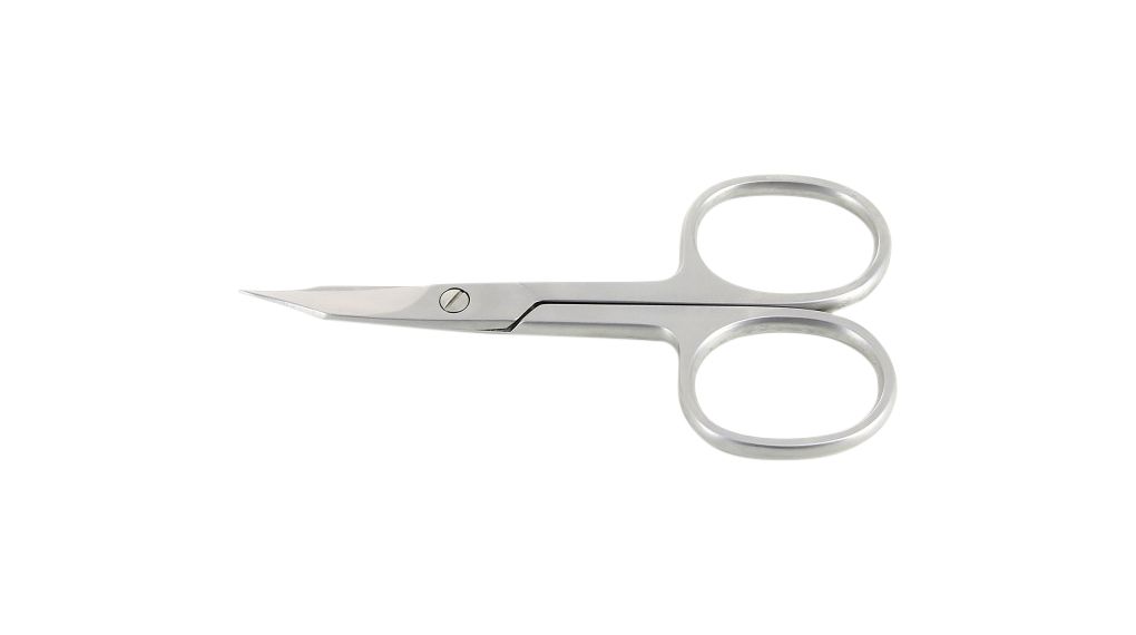 High Precision Scissors, Extra Fine, Curved Blade Stainless Steel 90mm