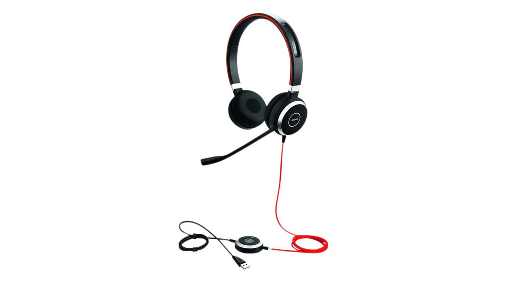 6399-823-109 | Jabra Headset, Evolve 40, Stereo, On-Ear, 20kHz