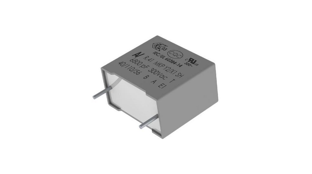Radiální fóliový kondenzátor, 0.0047uF, 10%, 300V