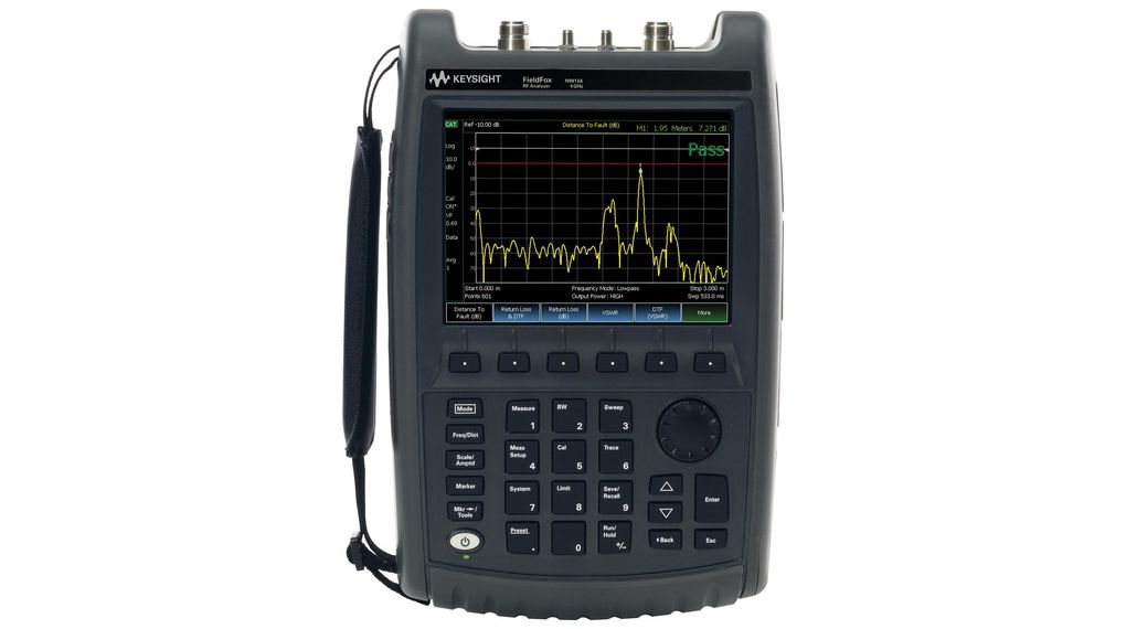 RF and Microwave Combination Spectrum Analyser FieldFox Backlit LCD Ethernet / USB / SD 50Ohm 4GHz