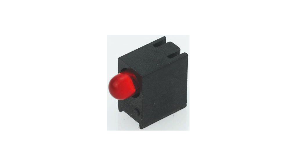 L-93A8EWP/1ID/TG-0L, Red Right Angle PCB LED Indicator, Surface Mount 2.5 V