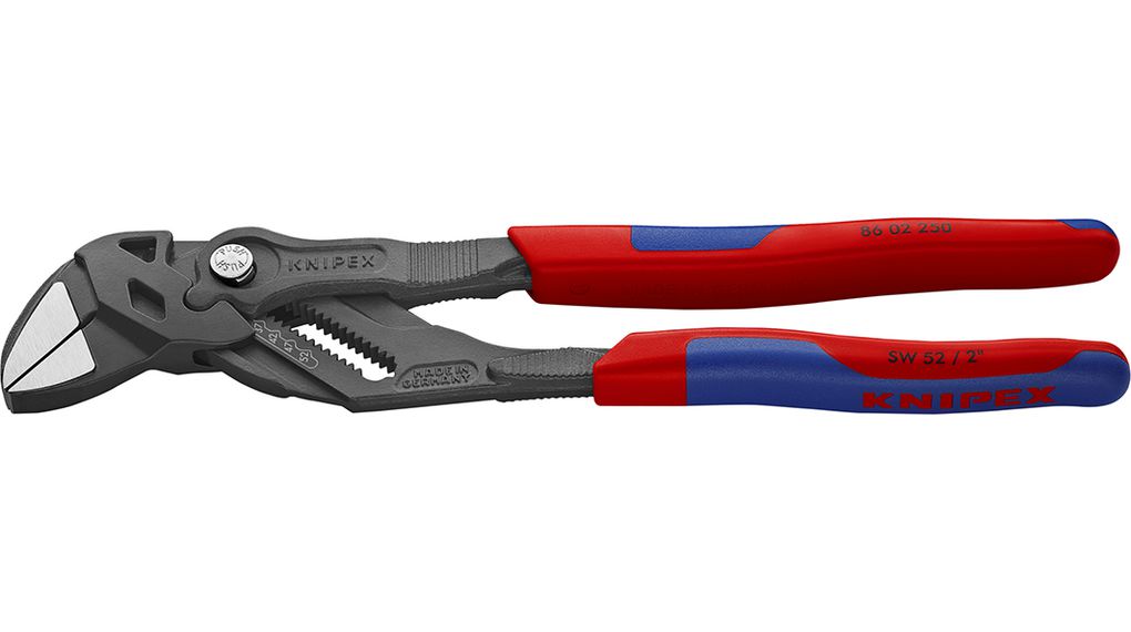Hvis slank Ekspert 86 02 250 | Knipex Pliers Wrench, Parallel Jaw, Push Button, 52mm, 250mm |  Distrelec International