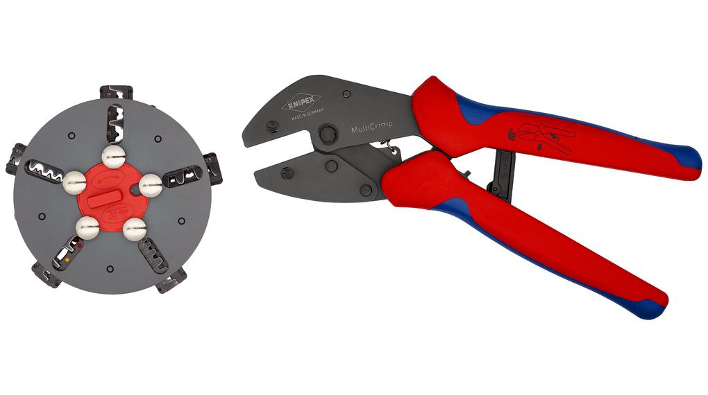 Crimping Pliers with Magazine Changer, 0.5 ... 6mm², 250mm