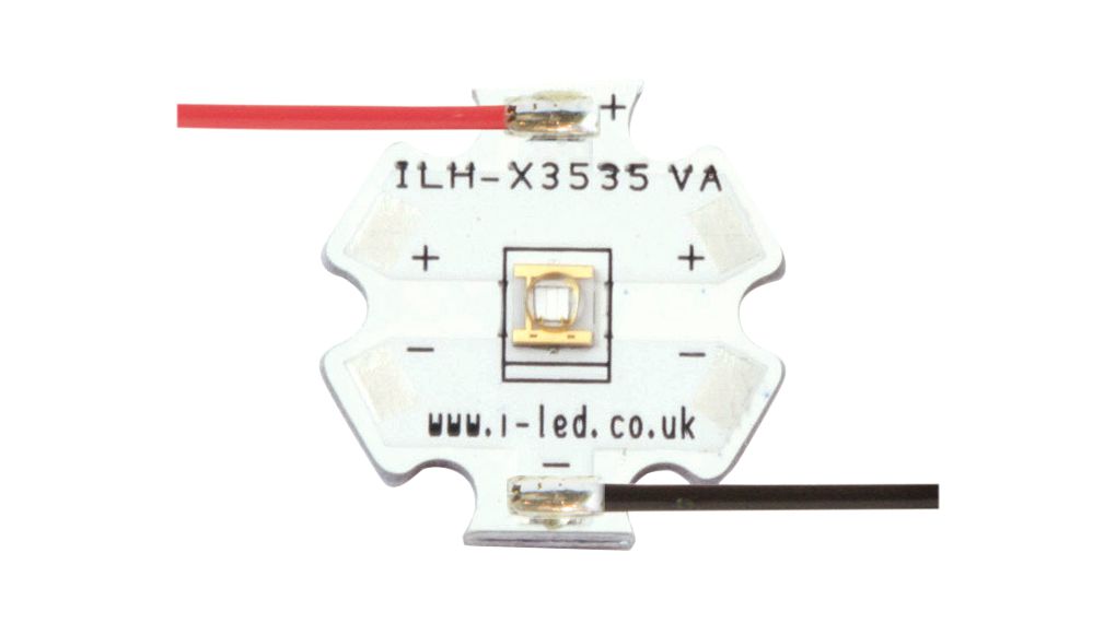 UV LED 380nm 4V 320mW 125° SMD