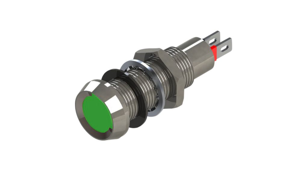 Led-controlelampje Groen 8.1mm 3.4VDC 20mA