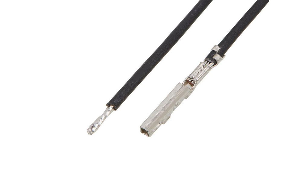 Pre-Crimped Lead, Squba 3.6 Female - Bare Ends, 450mm, 16AWG