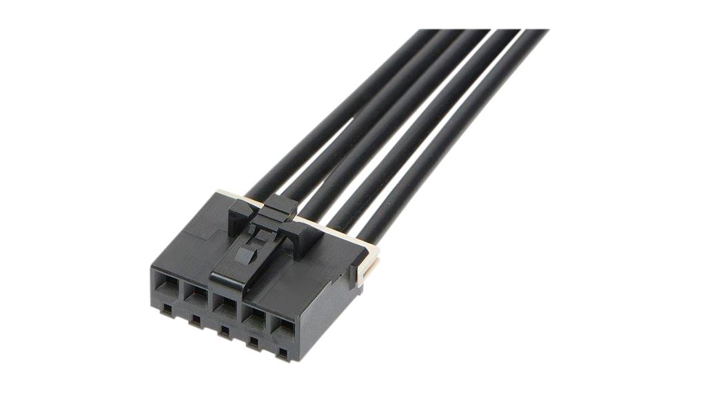 Cable Assembly, 3.96mm Pitch, L1NK 396 Receptacle - L1NK 396 Receptacle, 5 Circuits, 300mm, Black