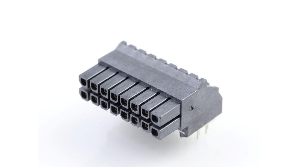 44764-1602 | Molex Micro-Fit BMI Receptacle Header Dual Row 90° with ...