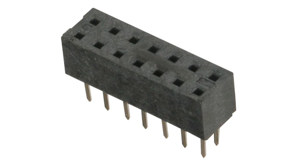 PCB-Gehäuse, Buchse, 1A, 125V, Anzahl Kontakte - 14, Packung à 5 Stück