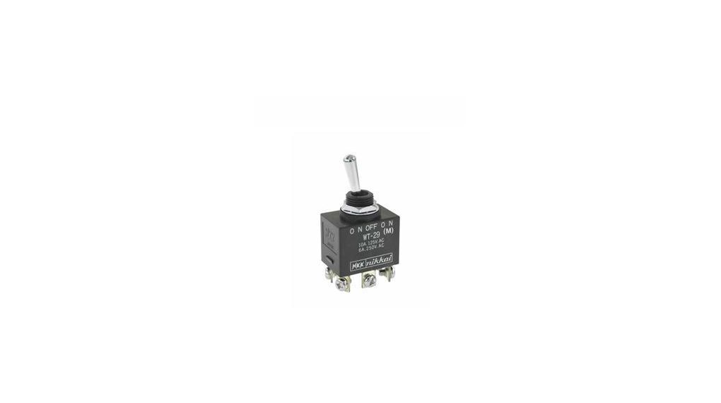 Toggle Switch, On-Off-(On), Screw Terminal