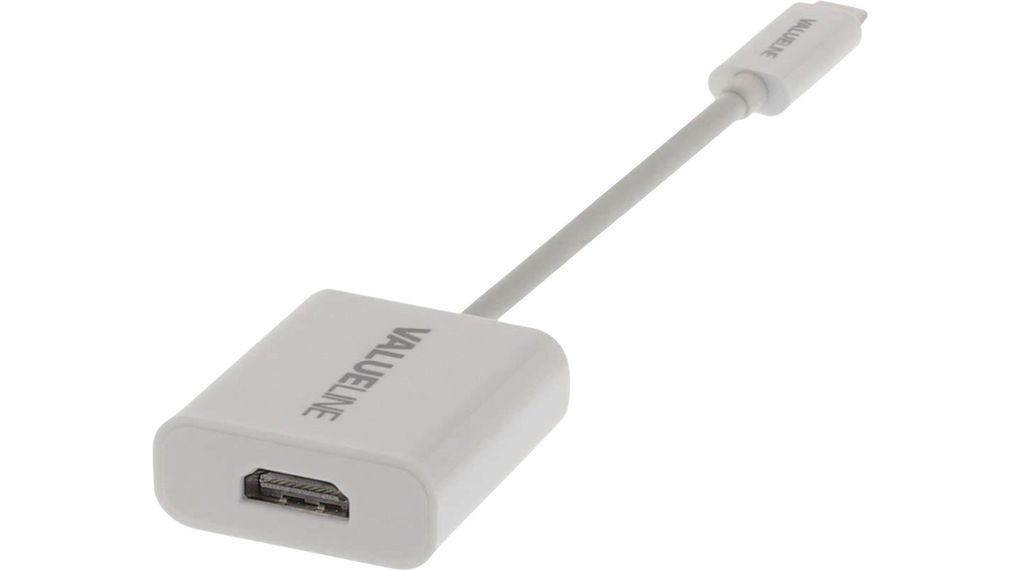 USB Type-C Adapter Cable, USB-C Plug - HDMI Socket