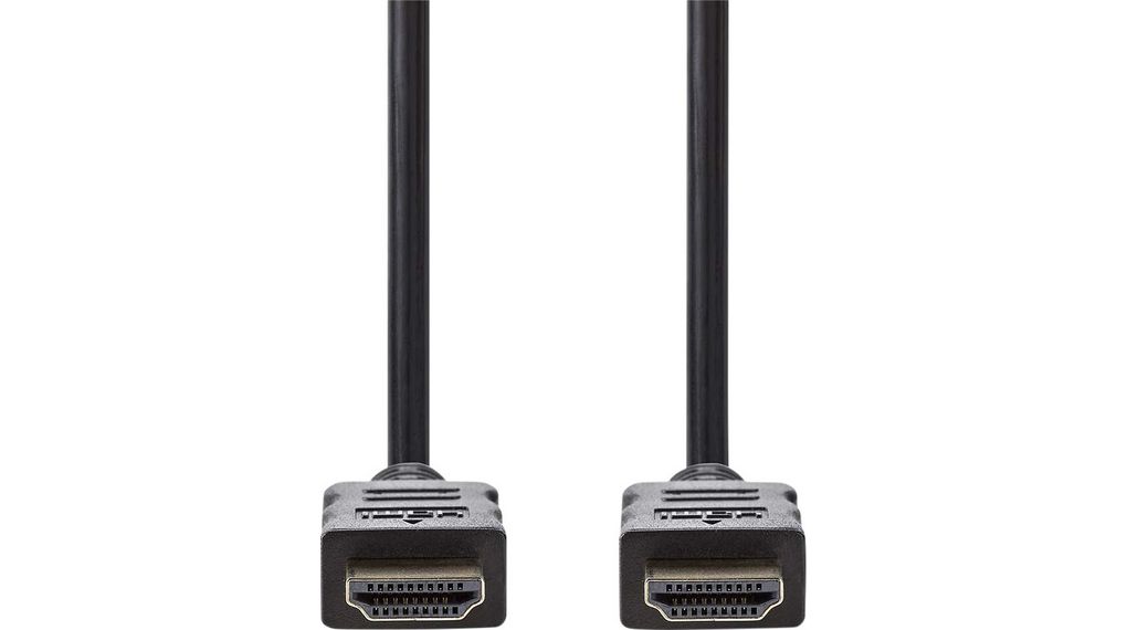Video Cable with Ethernet, HDMI-stekker - HDMI-stekker, 3840 x 2160, 500mm