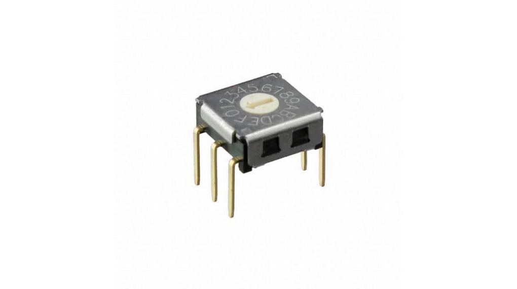 A6K 0026H | Omron Electronic Components Rotary Coded Switch, 16 ...
