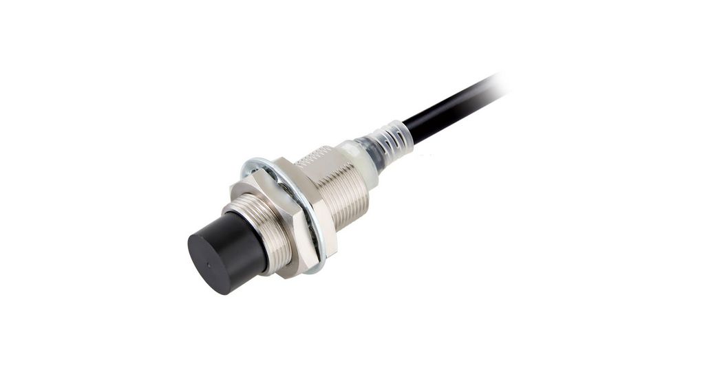 Induktiver Sensor Schliesserkontakt (im Normalzustand geöffn.) 400Hz 24V 14mm IP67 / IP67G Kabel, 2 m E2E-X