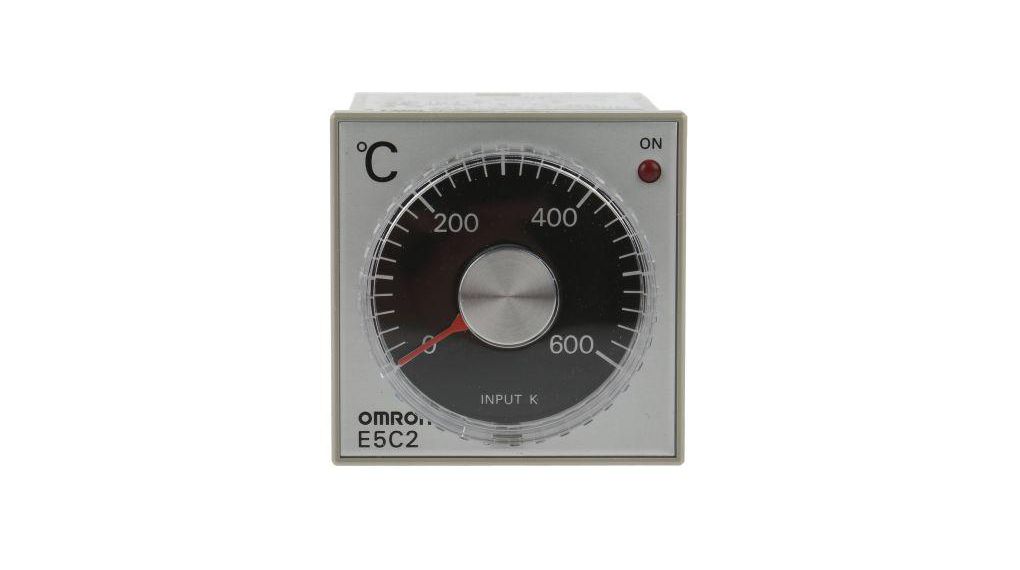 E5C2 On/Off Temperature Controller, 48 x 48mm, 100 ... 240 V ac Supply Voltage
