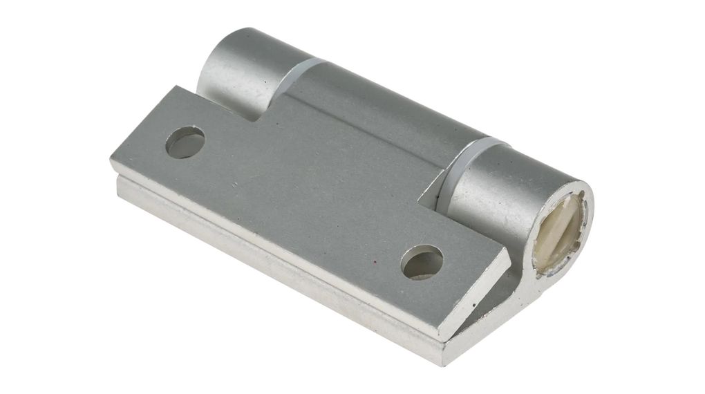 Spring Hinge, Screw Fixing, 67mm, Aluminium