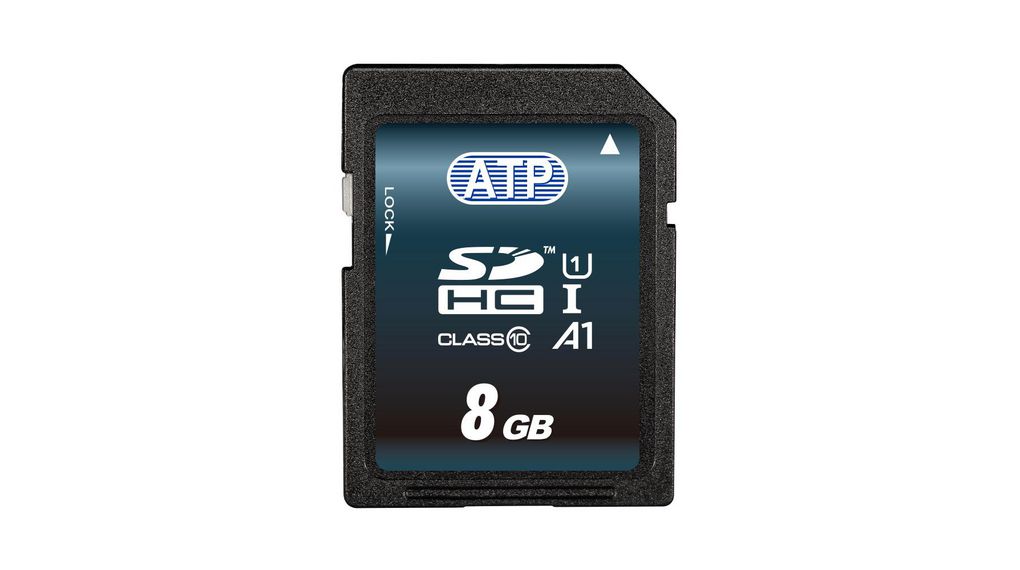 ATP 8 GB Industrial SD SD Card, Class 10, UHS - 1