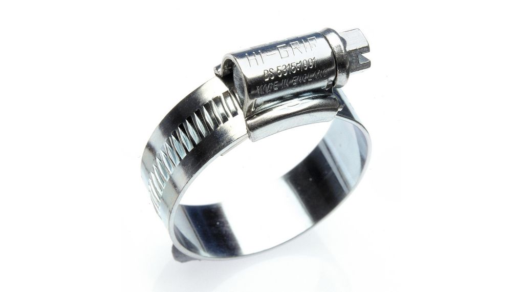 HI-GRIP Steel Slotted Hex Worm Drive, 9mm Band Width, 13 → 20mm ID