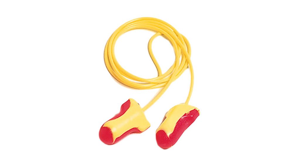 3301106 | Honeywell Safety Pink, Yellow Disposable Corded Ear Plugs ...