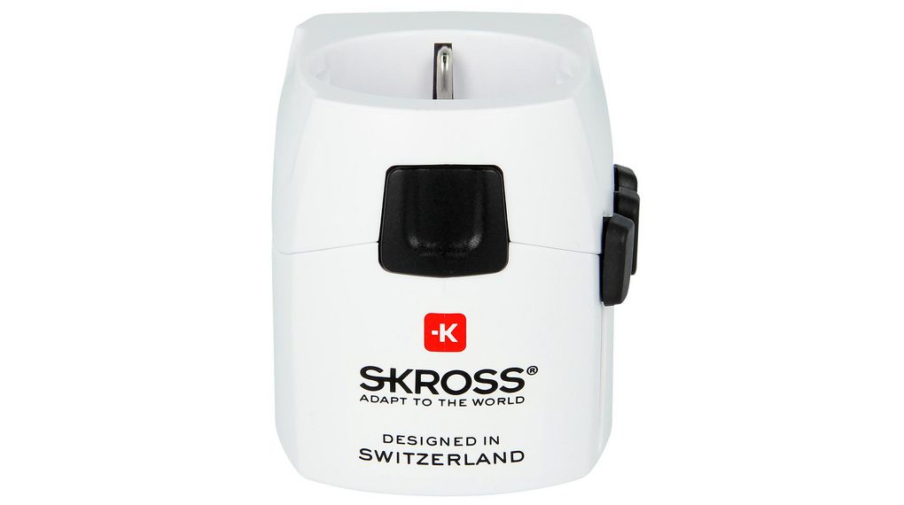 SKROSS Europe to Australia, China, UK, US Travel Adapter, Rated At 6.3A