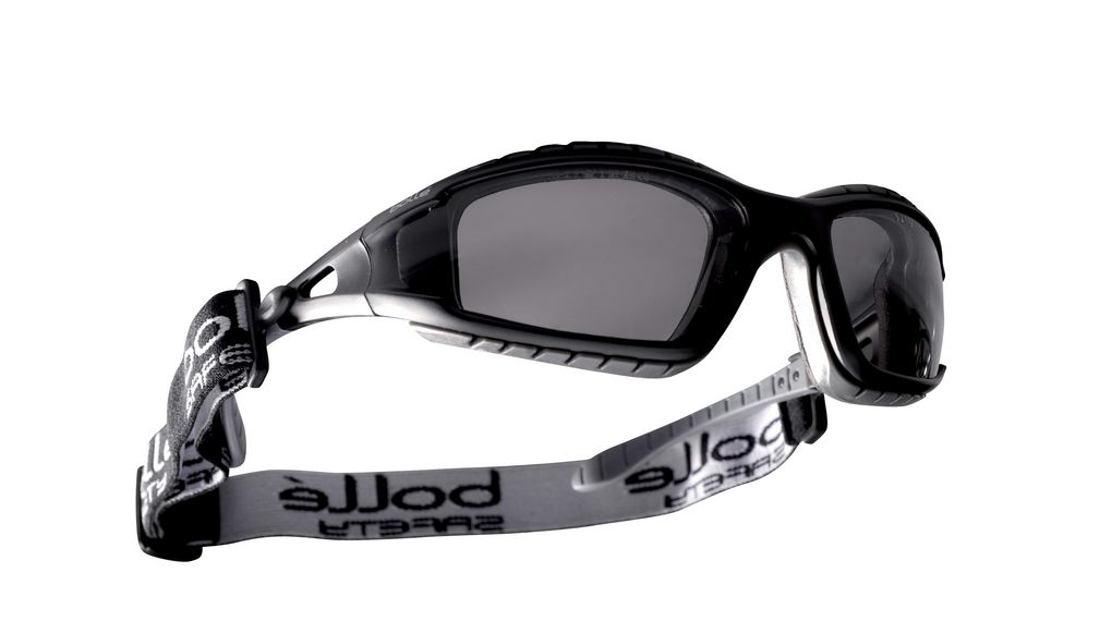 TRACKER II Safety Glasses, Smoked Polycarbonate LensPolycarbonate