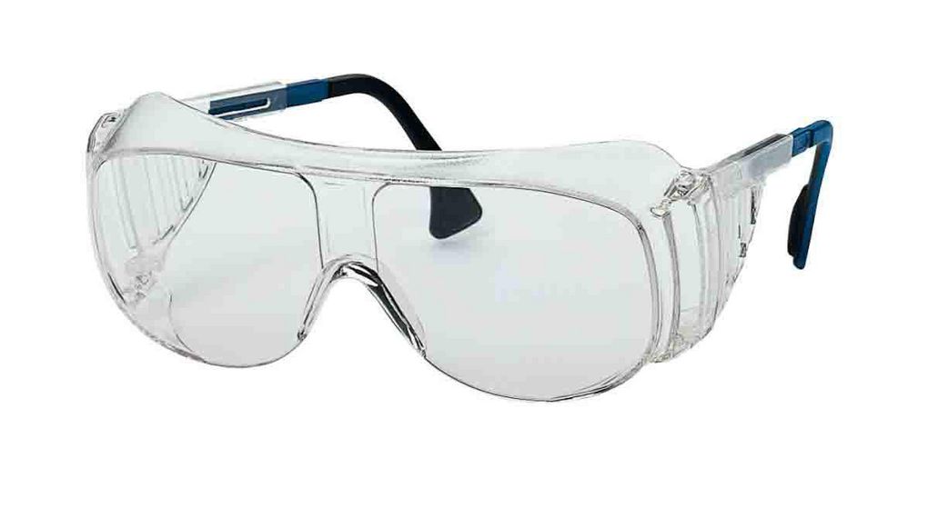 9161 Over Specs, ClearBlack, Blue Polycarbonate LensPlastic
