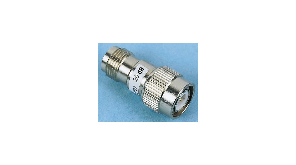 Radiall 50Ohm RF Attenuator Straight TNC Connector TNC Plug to TNC Socket 3dB, Operating Frequency 3GHz, 50Ohm