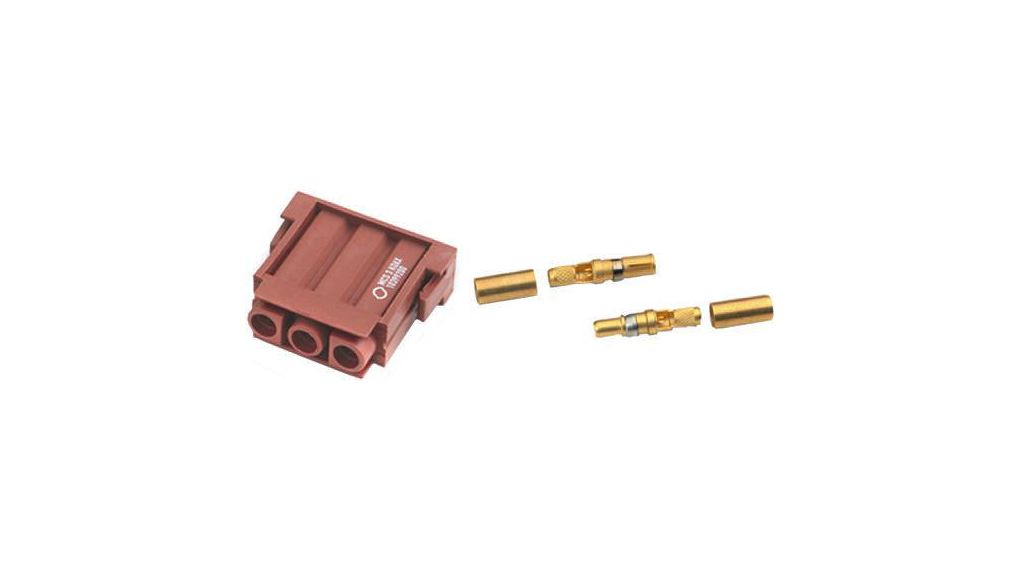 Heavy Duty Power Connector ModuleMale, 3 Contacts Pole