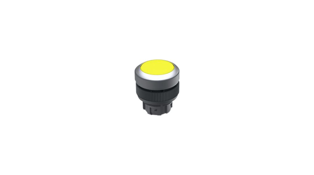 Yellow Rafix 1302400211400 | RAFI Illuminated Pushbutton Actuator with Metallic ...
