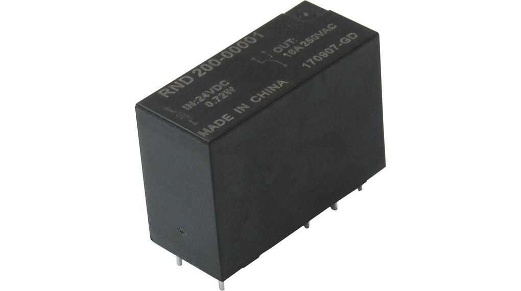 PCB Power Relay 1CO 16A DC 24V 820Ohm