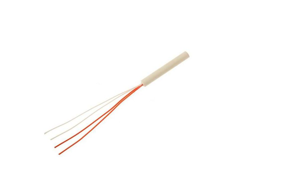 Resistance Thermometer 35mm Class B 100Ohm 250°C 1x Pt100, 4-Wire Circuit Ceramic