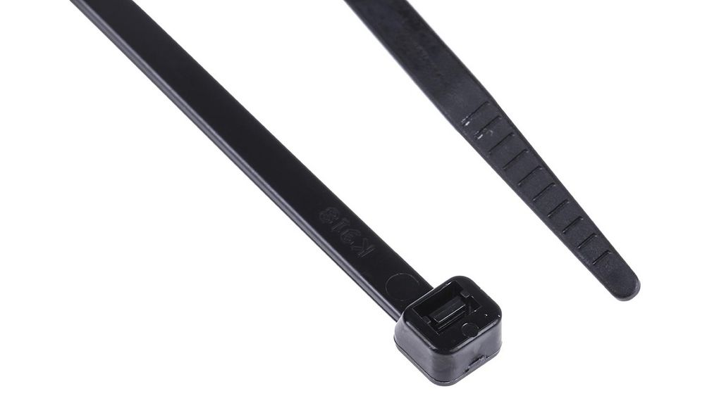 8111697 | RS PRO Cable Tie 250 x 4.8mm, Polyamide 6.6, 215.6N 