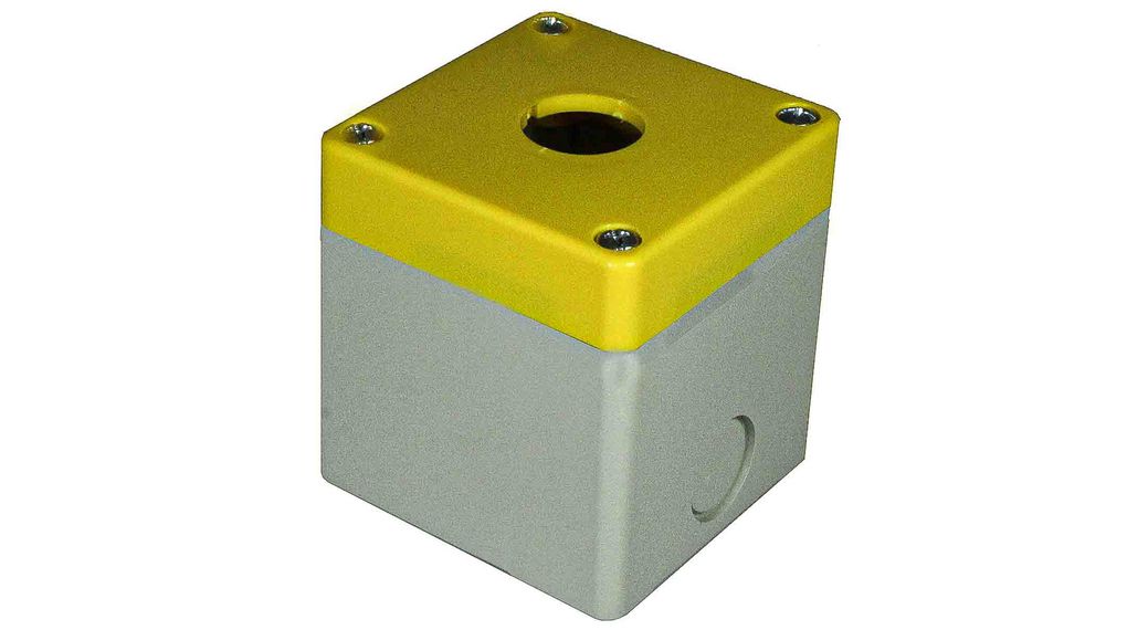 Switch Enclosure, IP65, 1 Cutout, 22mm, ABS