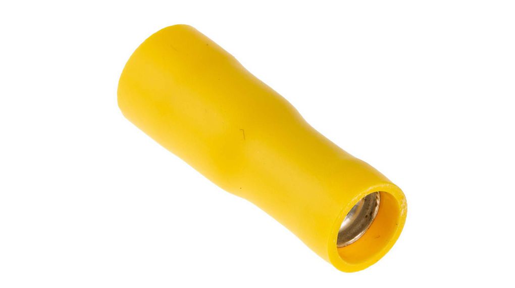Crimp Terminal, Yellow, 4 ... 6mm², Polyvinylchloride (PVC), Pack of 100 pieces