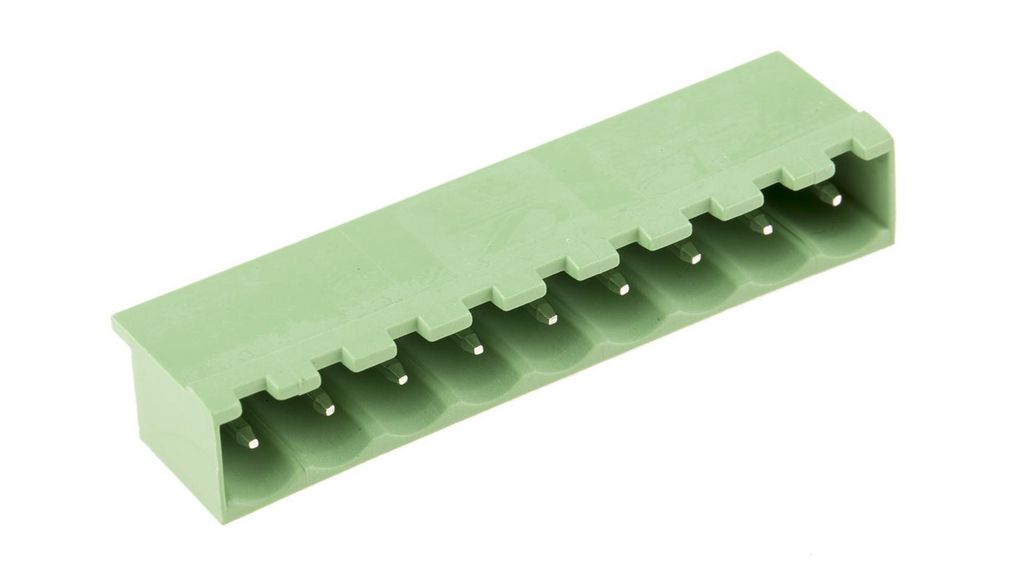 Pluggable Terminal Block, Straight, 15A, 300V, Pitch - 5.08mm, Poles - 9, Pack of 10 pieces
