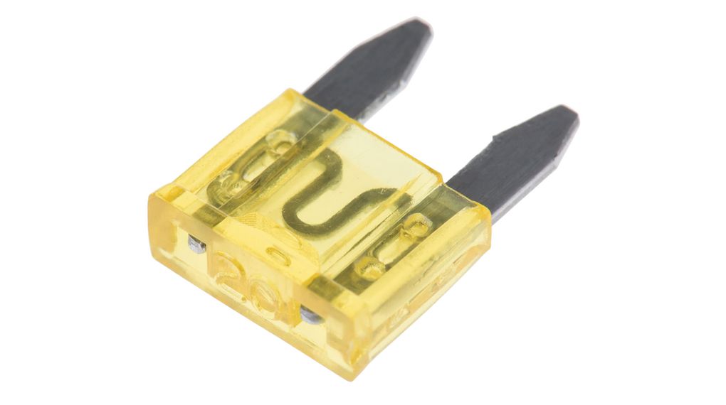 Blade Fuse 20A 32V Yellow Pack of 10 pieces