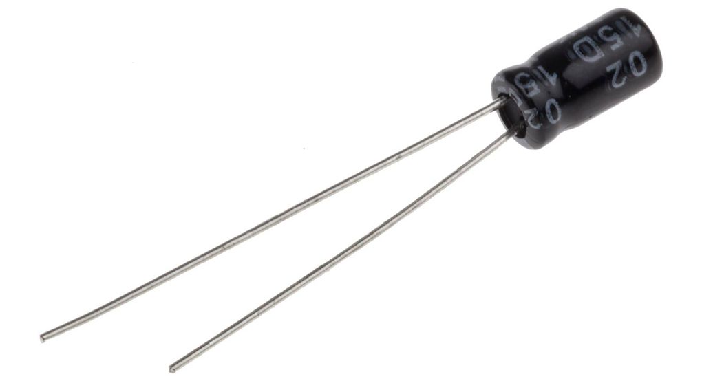 Radial Electrolytic Capacitor, 22uF, 3uA, 16V, 37mA